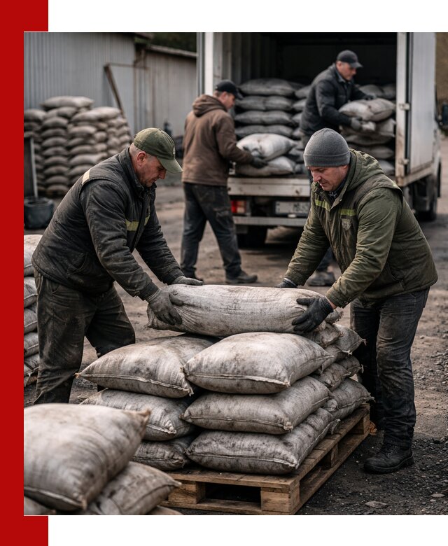 Доставка угля в мешках по выгодным ценам в Шарыпове