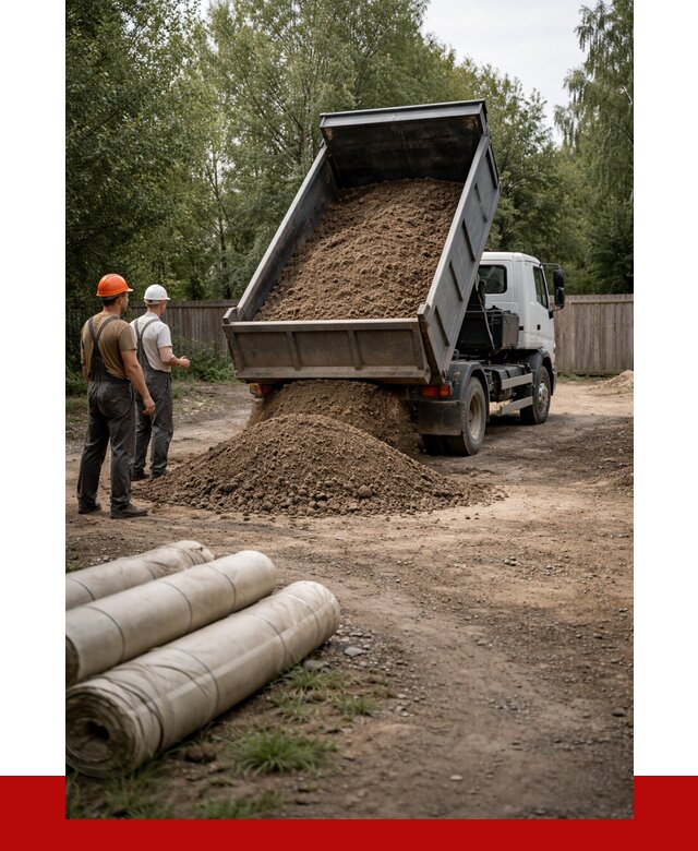 Доставка сыпучих материалов самосвалом в Шарыпово от 4244 р. | ПРОНЕРУДШрп