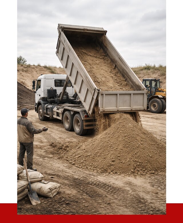 Доставка самосвалом 20 кубов в Шарыпове от 7579 р. | ПРОНЕРУДШрп