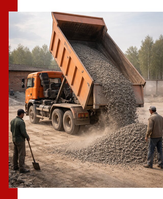 Доставка самосвалом 20 м3 в Шарыпове быстро и надежно