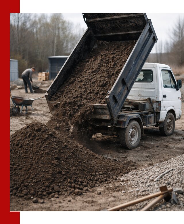 Аренда минисамосвала в Шарыпове для доставки сыпучих материалов