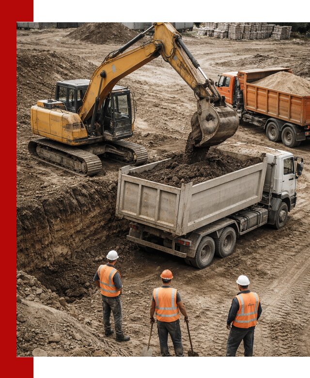 Разработка грунта для строительства и благоустройства в Шарыпове