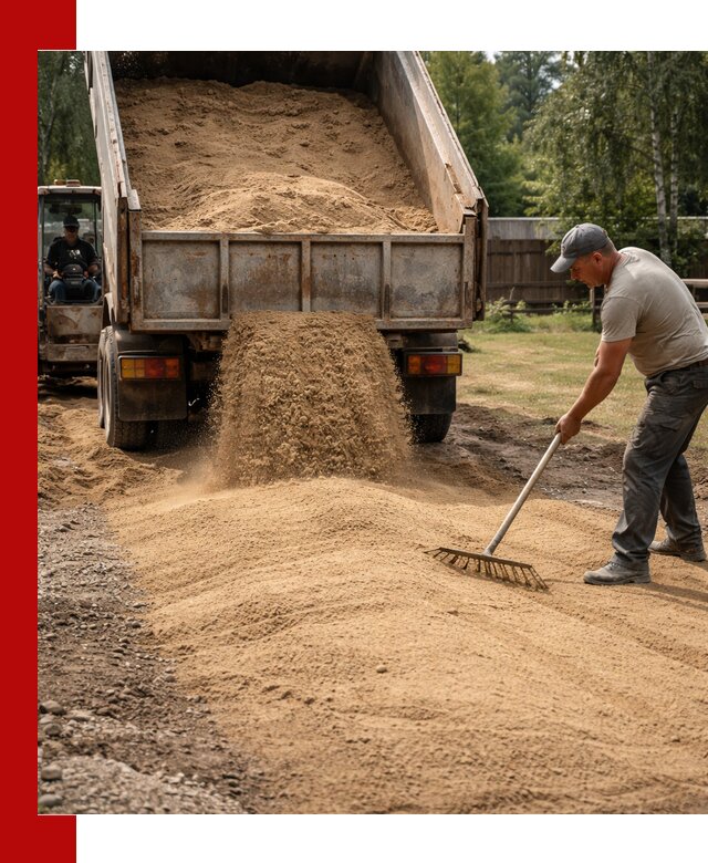 Отсыпка участка песком в Шарыпове быстро и качественно