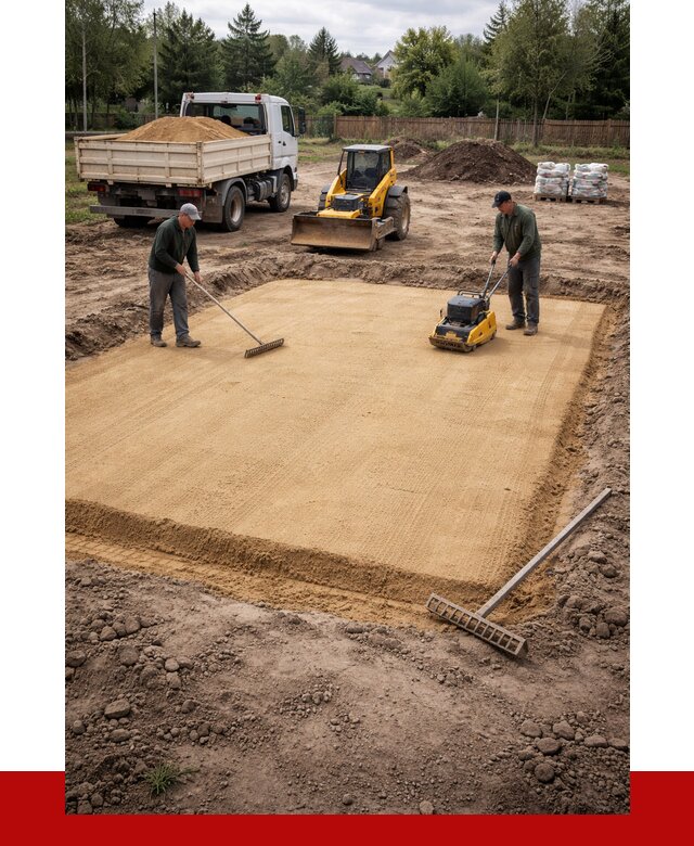 Устройство песчаной подушки в Шарыпове от 4547 р. ПРОНЕРУДШрп